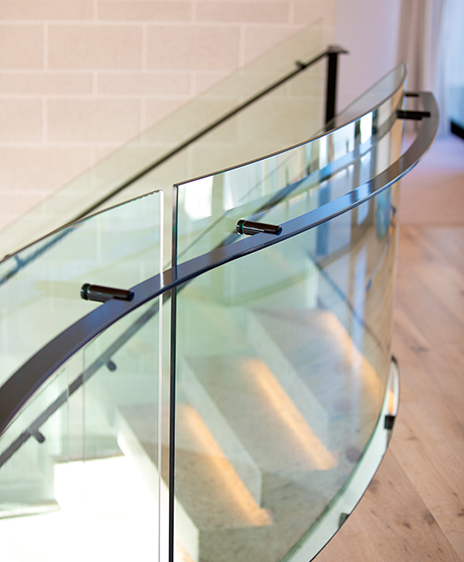 TemperShield - Bent Toughened Railing Glass